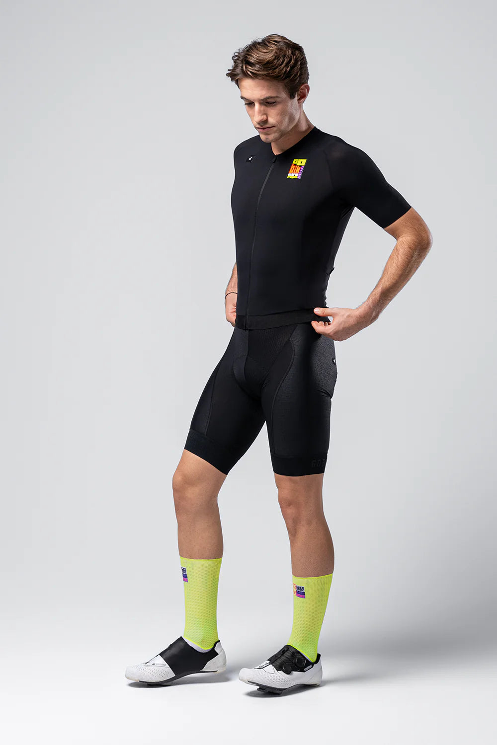 Maillot Manga Corta Gobik Cx Solid Unisex Hk Black