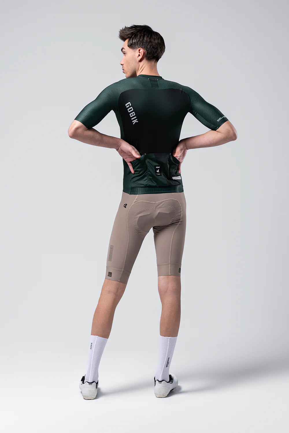 Gobik Maillot Manga Corta Infinity Unisex Bunker Green