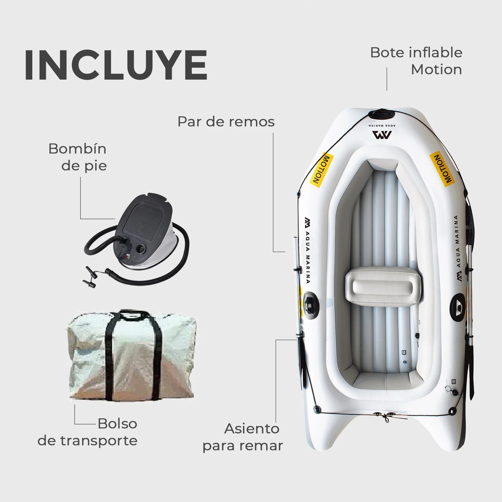 Bote Inflable Aqua Marina Motion