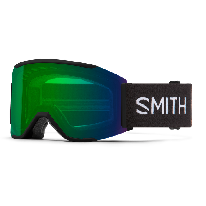 Antiparra Nieve SMITH Squad MAG Black ChromaPop™ Everyday Green Mirror Lens