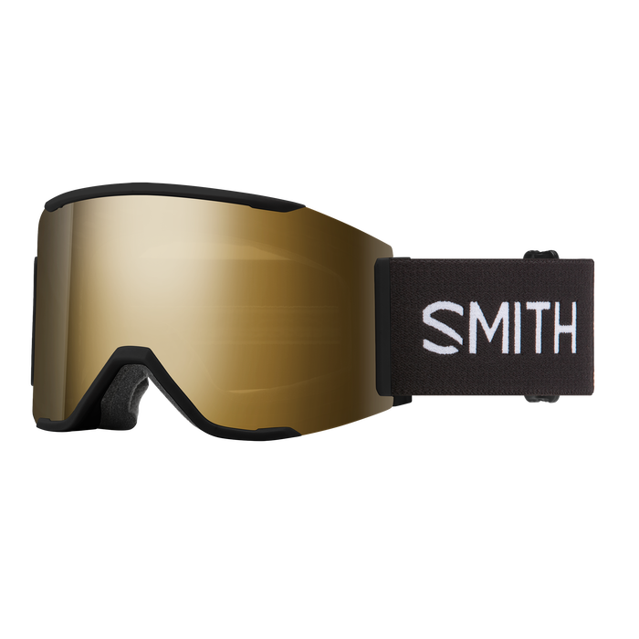 Antiparra Nieve SMITH Squad MAG Black ChromaPop™ Sun Black Gold Mirror Lens