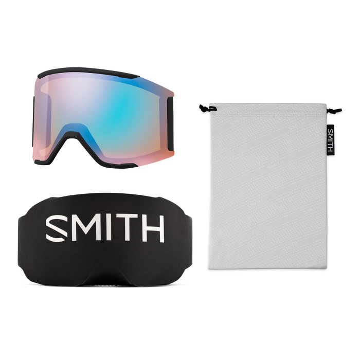 Antiparra Nieve SMITH Squad MAG Black ChromaPop™ Everyday Green Mirror Lens