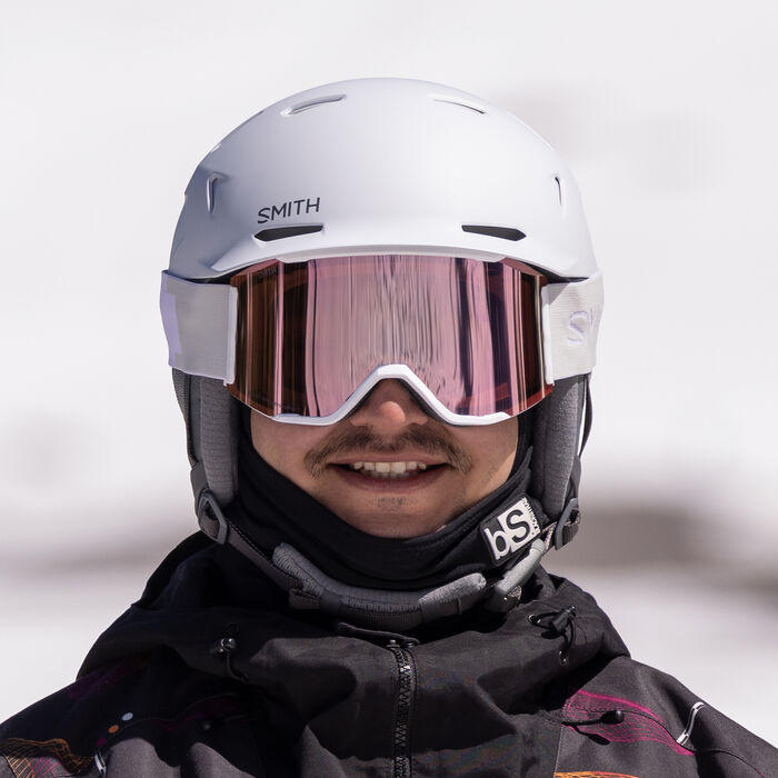 Antiparra Nieve SMITH Squad Mag White Vapor Chromapop