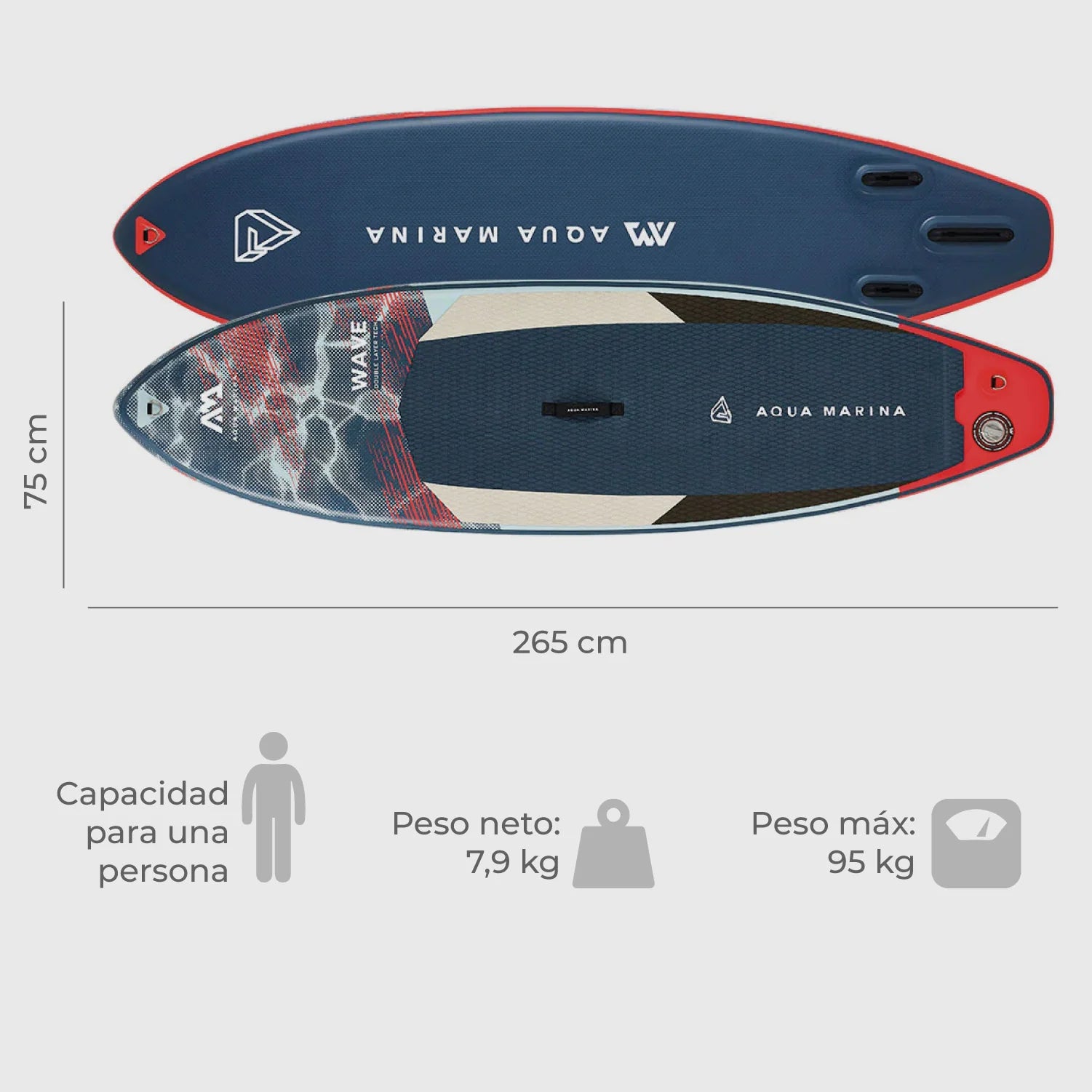 SUP Aqua Marina Surf Wave 8'8"