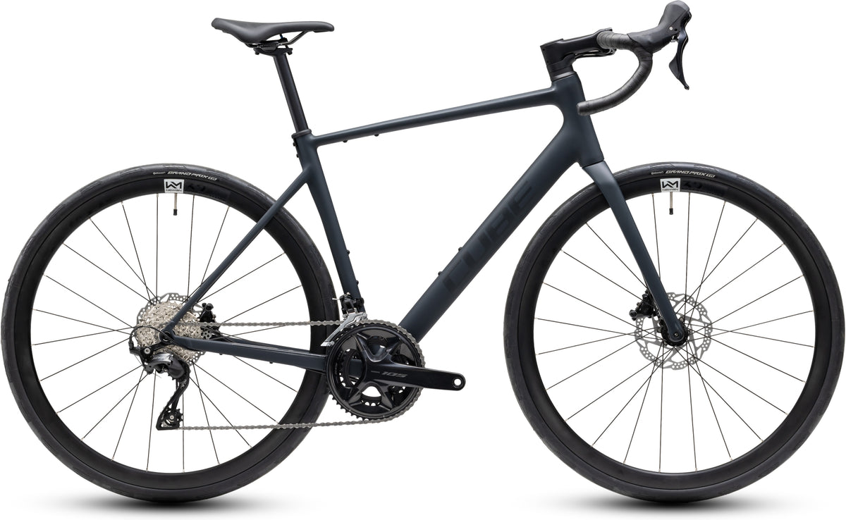 Bicicleta Ruta Cube Attain SLX black´n´chrome | Preventa - Entrega Febrero 2027
