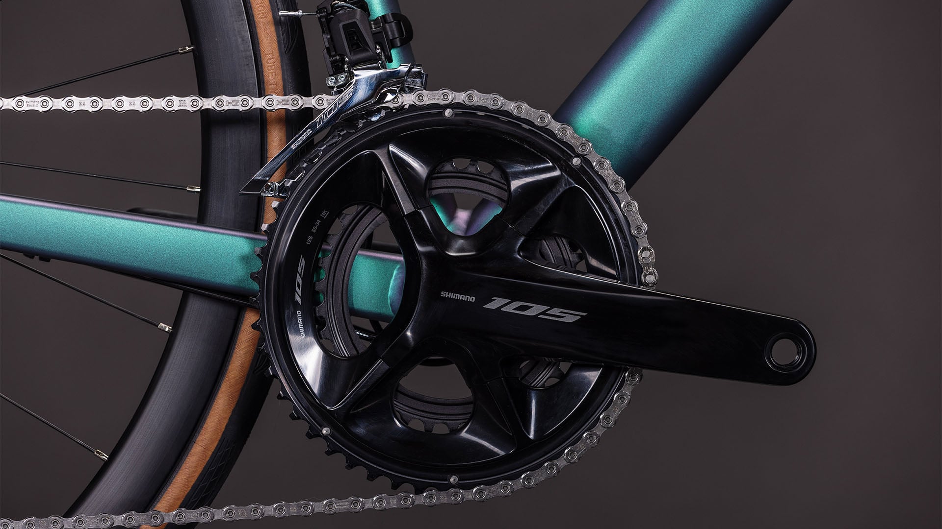 Bicicleta Ruta Cube Attain SLX Smaragdgrey´n´Prism | Preventa - Entrega Julio 2026