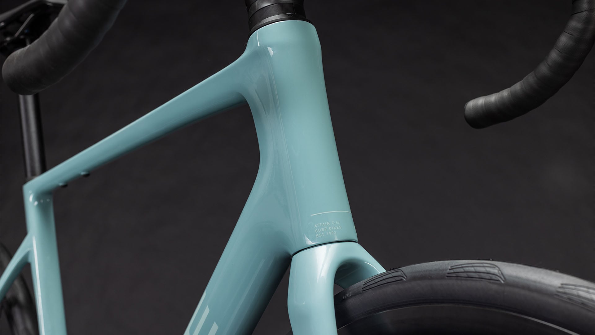 Bicicleta Ruta Cube Attain C:62 Race Skylightblue´n´Cyan