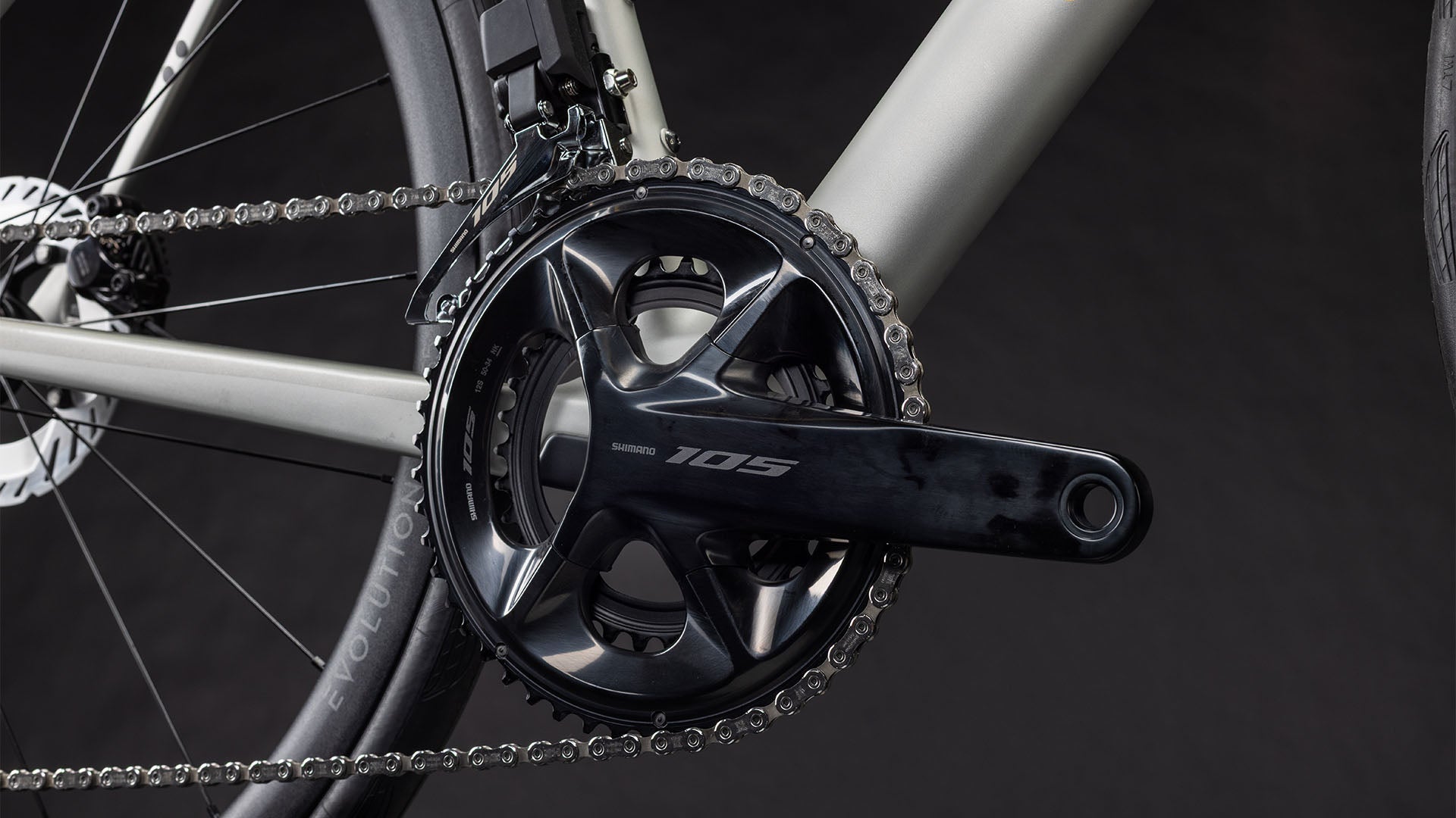 Bicicleta Ruta Cube Attain C:62 SLX Sleekgrey´n´Prism