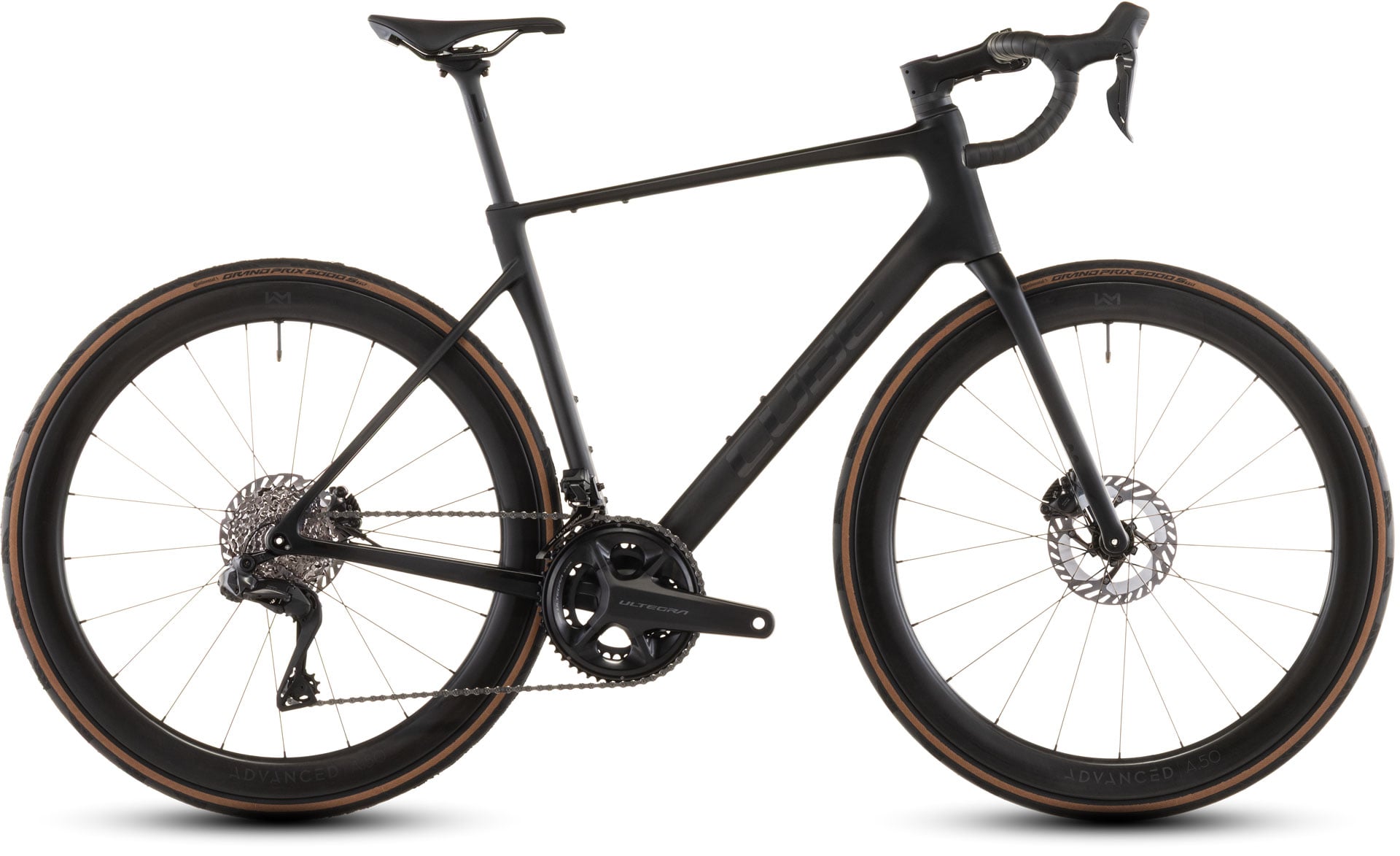 Bicicleta Ruta Cube Attain C:62 SLT carbon´n´coalchrome
