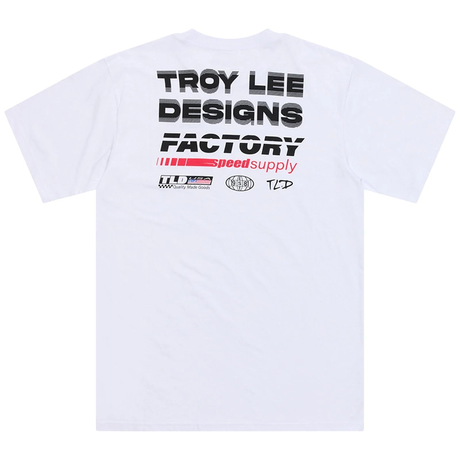 Troy Lee Designs Polera Factory Blanca