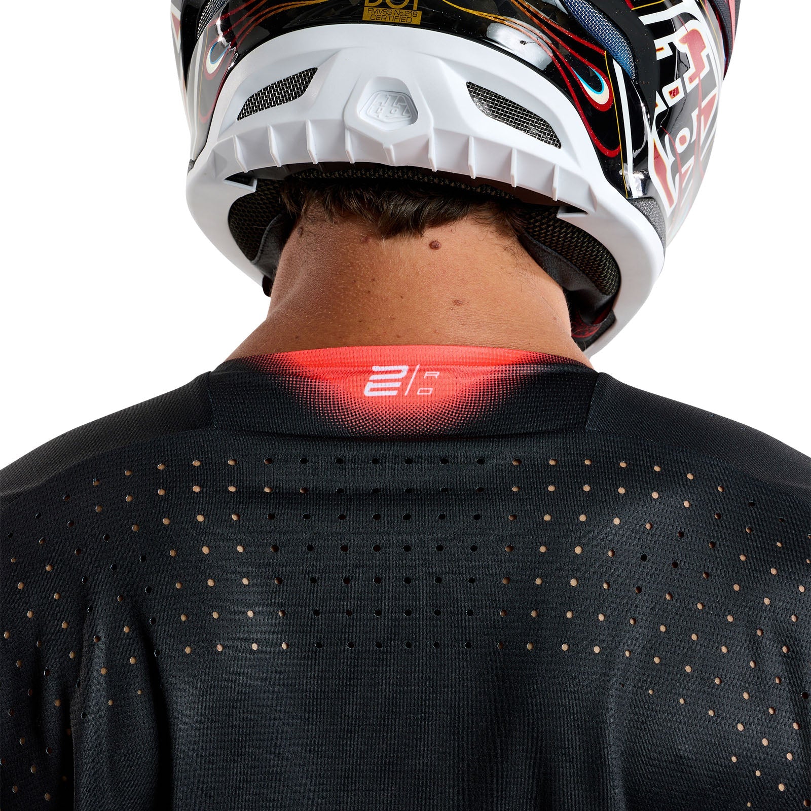 Troy Lee Designs Polera de Moto SE Pro Array Infra Roja / Negra