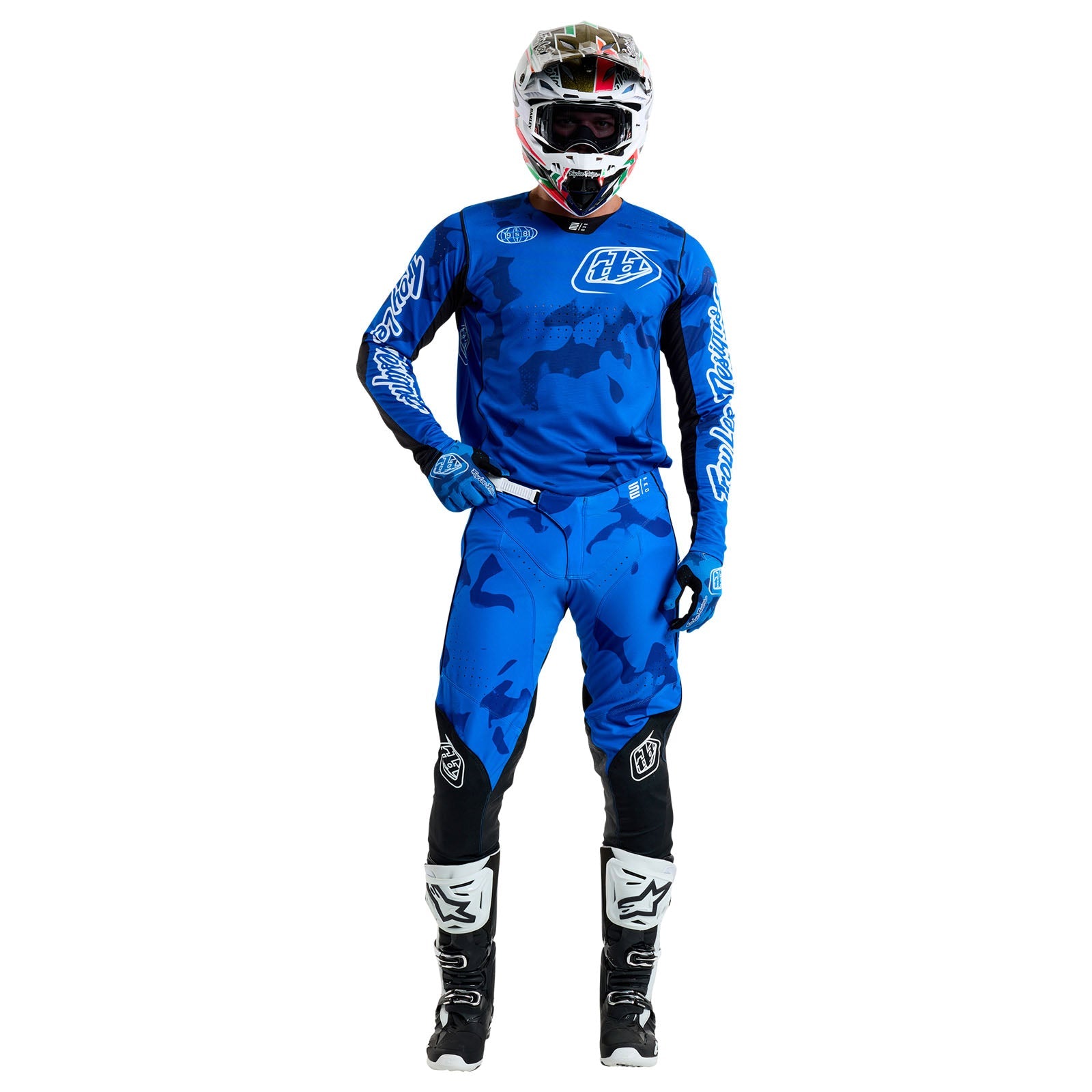 SE Pro Jersey Blotted Bright Blue