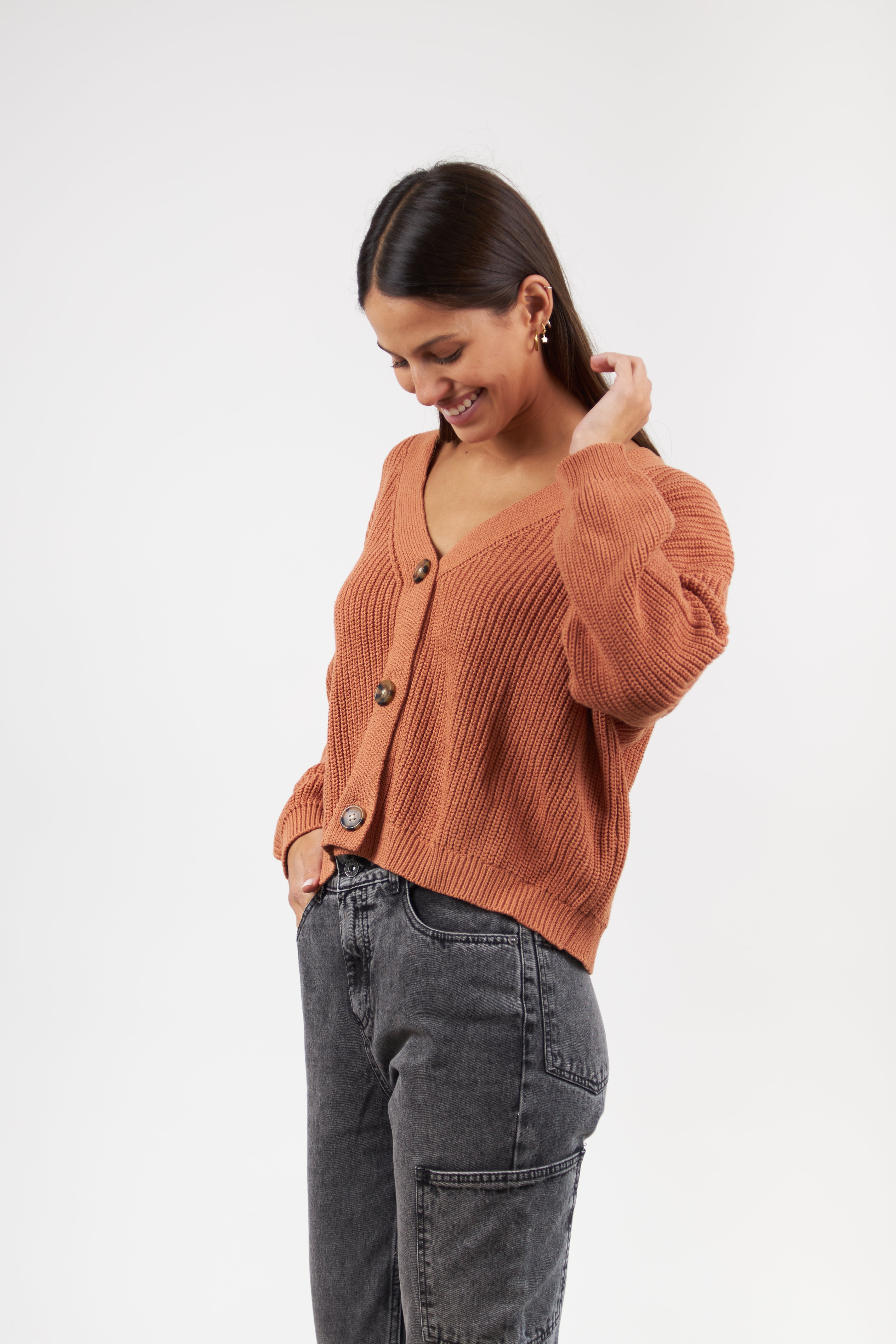 Chaleco Terracota Mujer Autumn