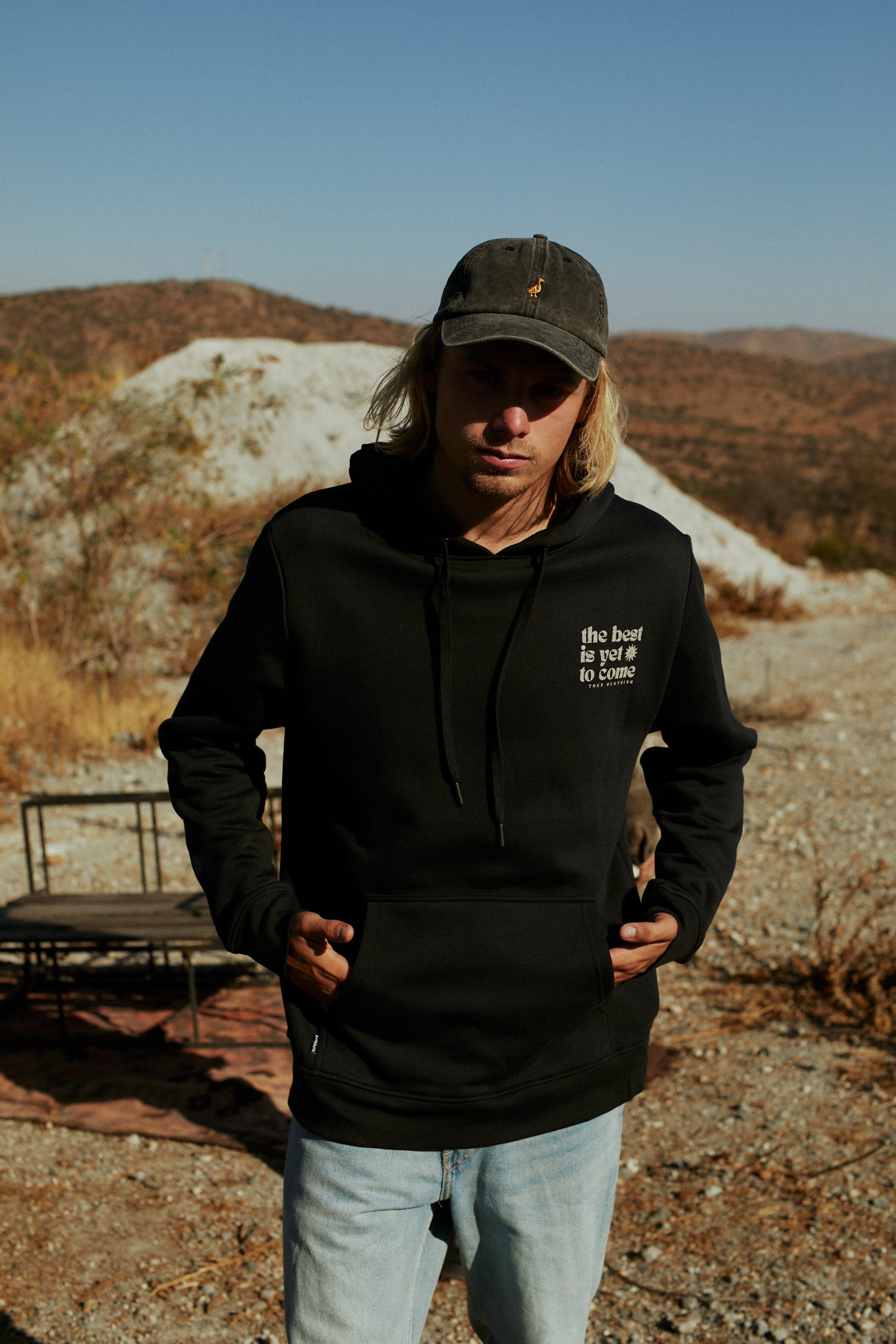 Poleron Hoodie Hombre The Best Negro