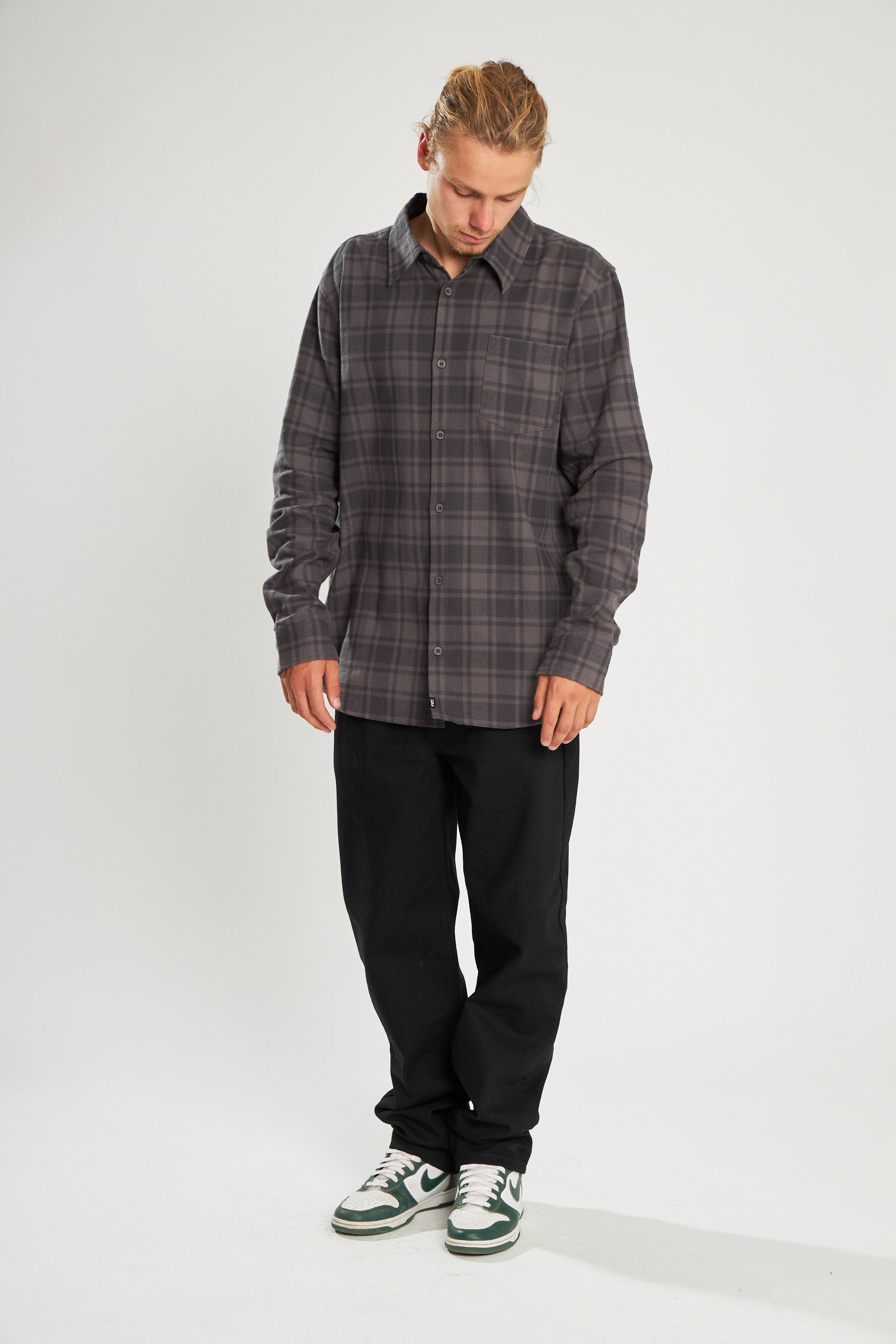 Camisa Franela Fleet Gris