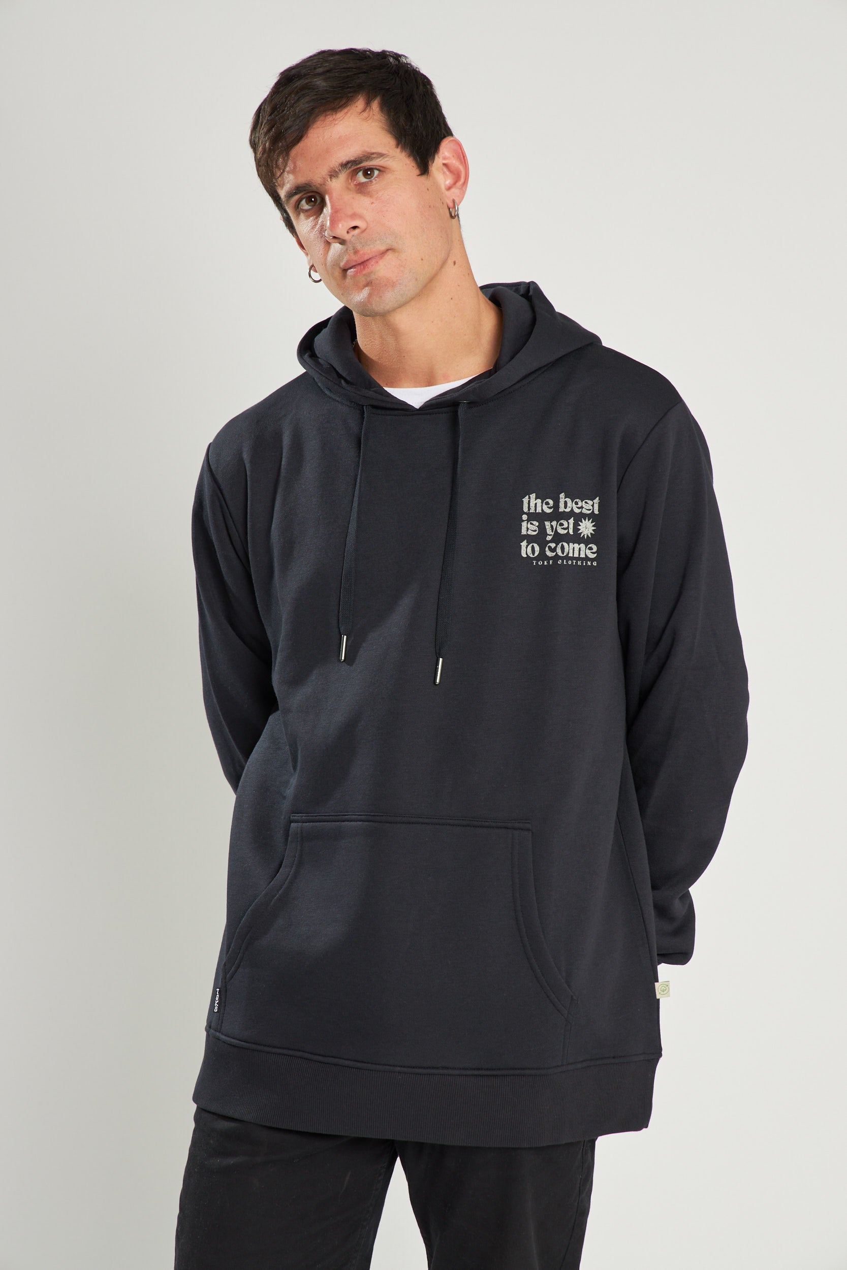 Poleron Hoodie Hombre The Best Negro