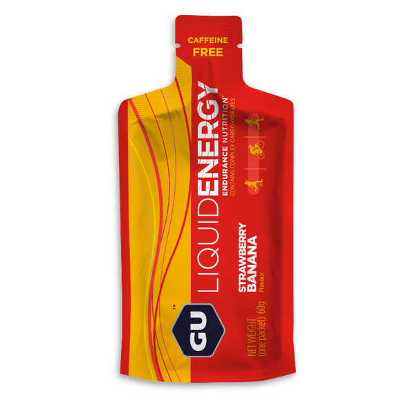 GU Energy Box Energy Liquid, Strawberry Banana