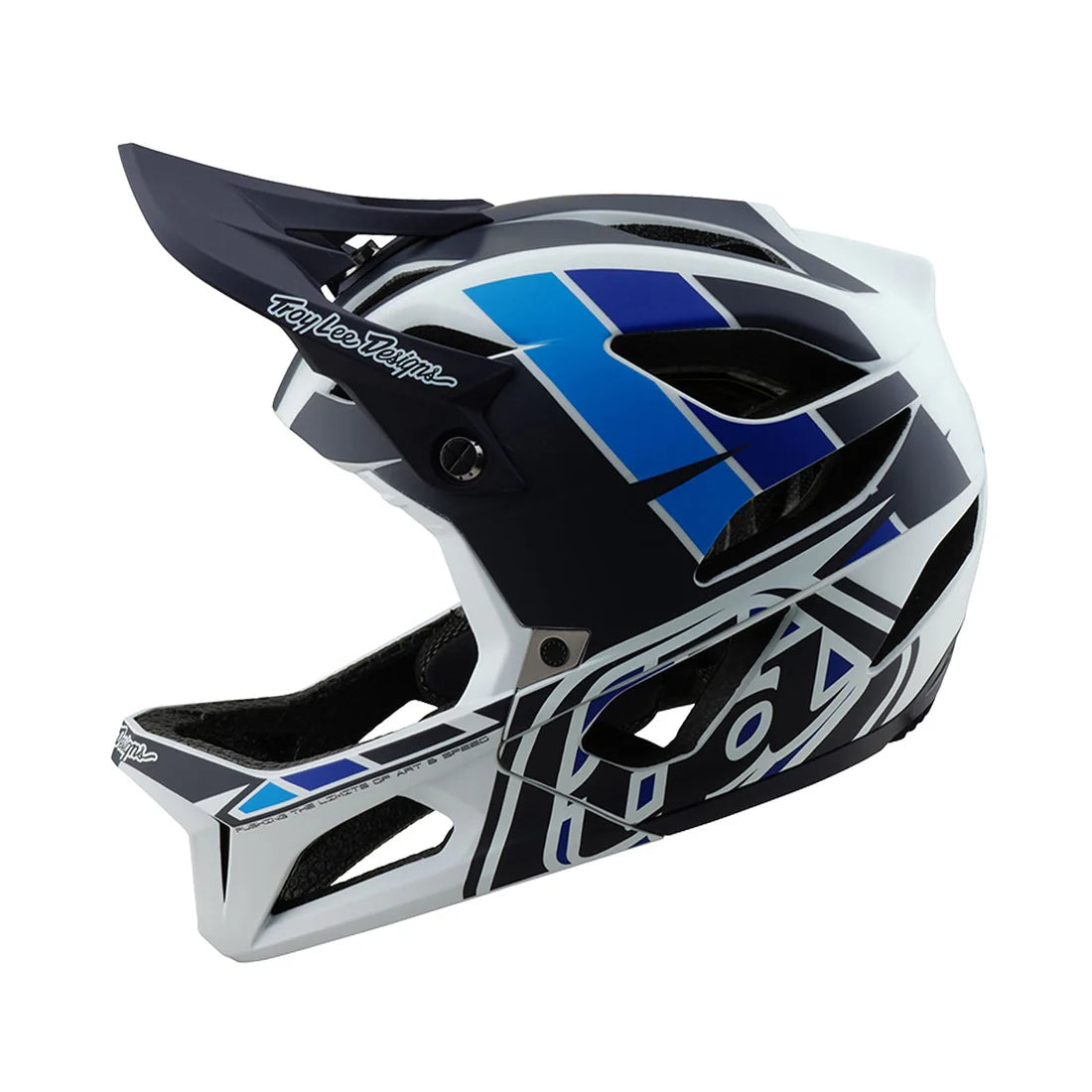 Troy Lee Designs Casco de Bicicleta Stage Corsa Azul