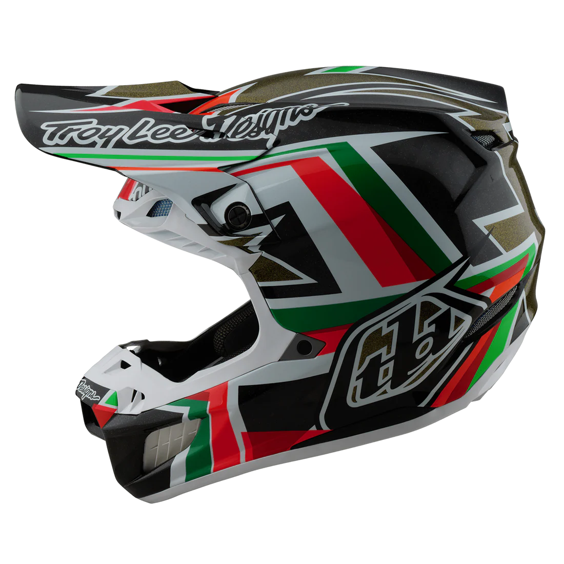 Troy Lee Designs Casco De Moto SE5 ECE Carbon Labyrinth Black