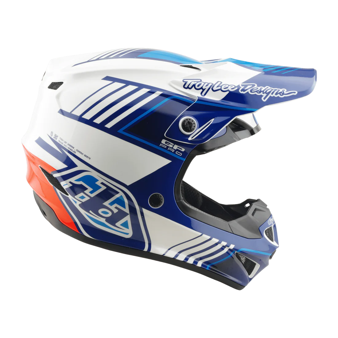 Troy Lee Designs Casco Moto GP Pro Segment Blue