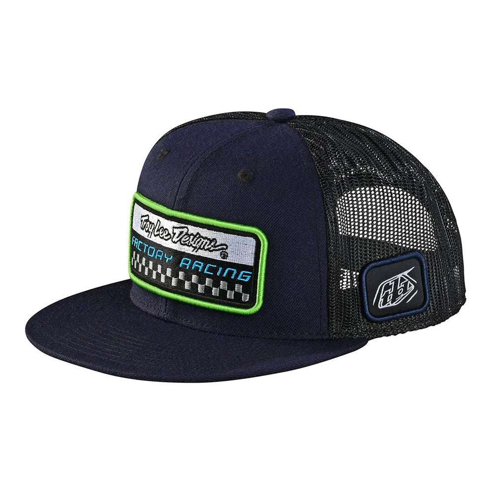 Troy Lee Designs Jockey Snapback Factory Racing Pit Navy