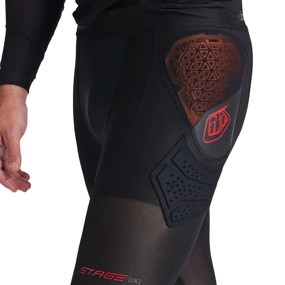 Troy Lee Designs Pantalón Protector Stage Ghost D30 Solid Black