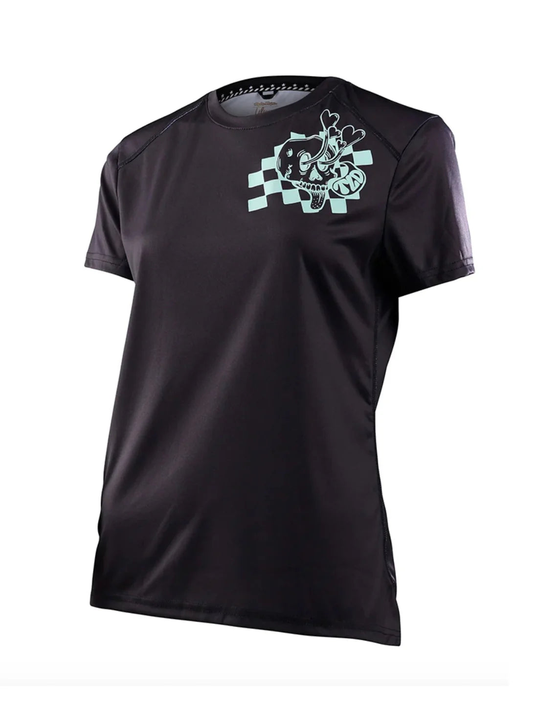 Troy Lee Designs Polera De Bicicleta Para Mujer Lilium SS Micayla Gatto Negro
