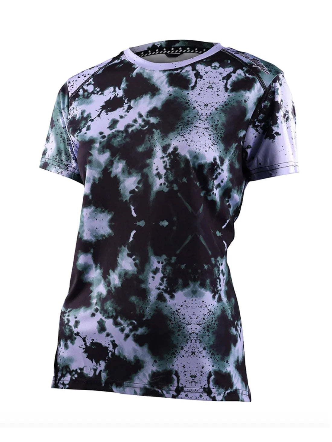 Troy Lee Designs Polera De Bicicleta Para Mujer Lilium SS Micayla Gatto Watercolor Morada