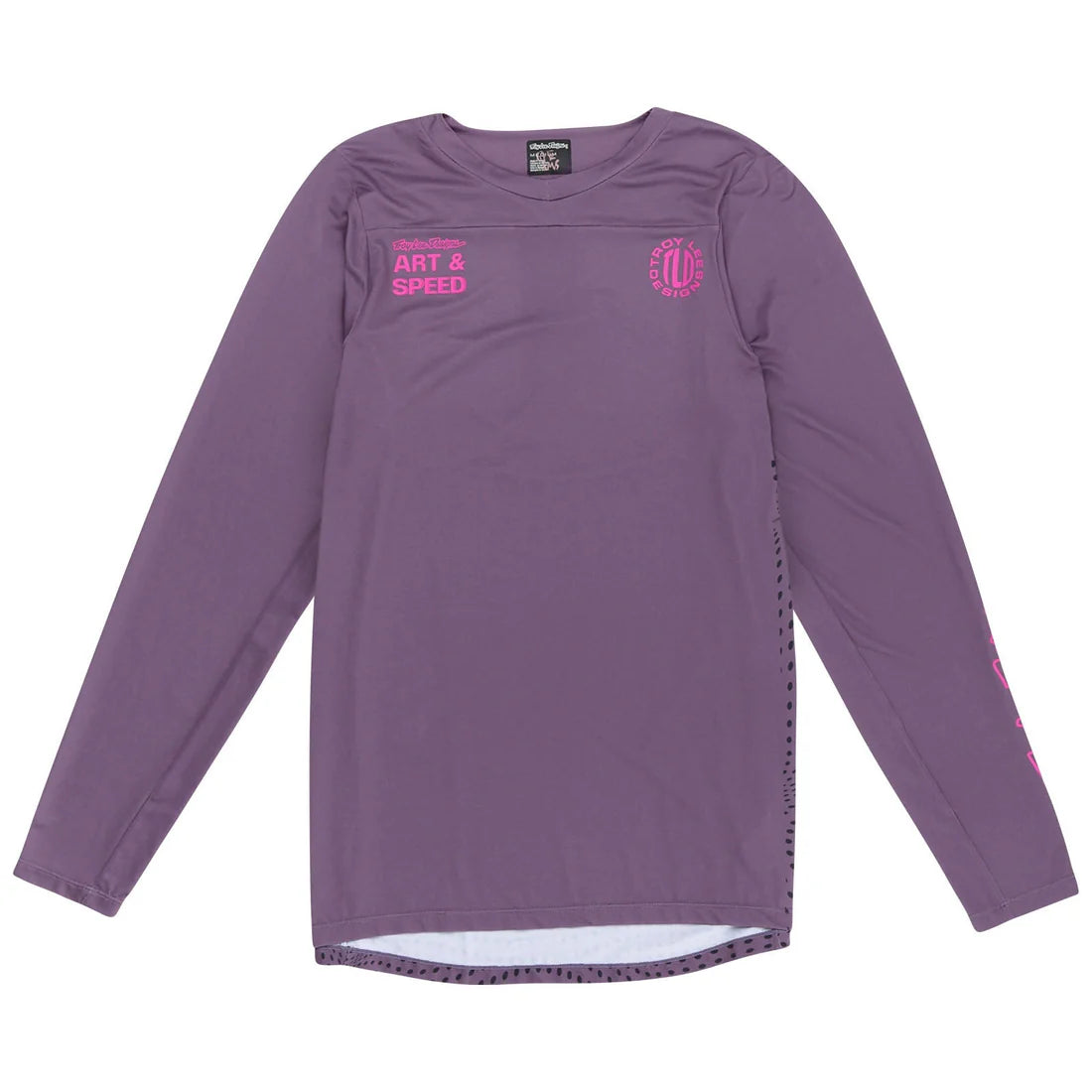 Troy Lee Designs Polera de Bicicleta Skyline LS Radioscape Deep Morada