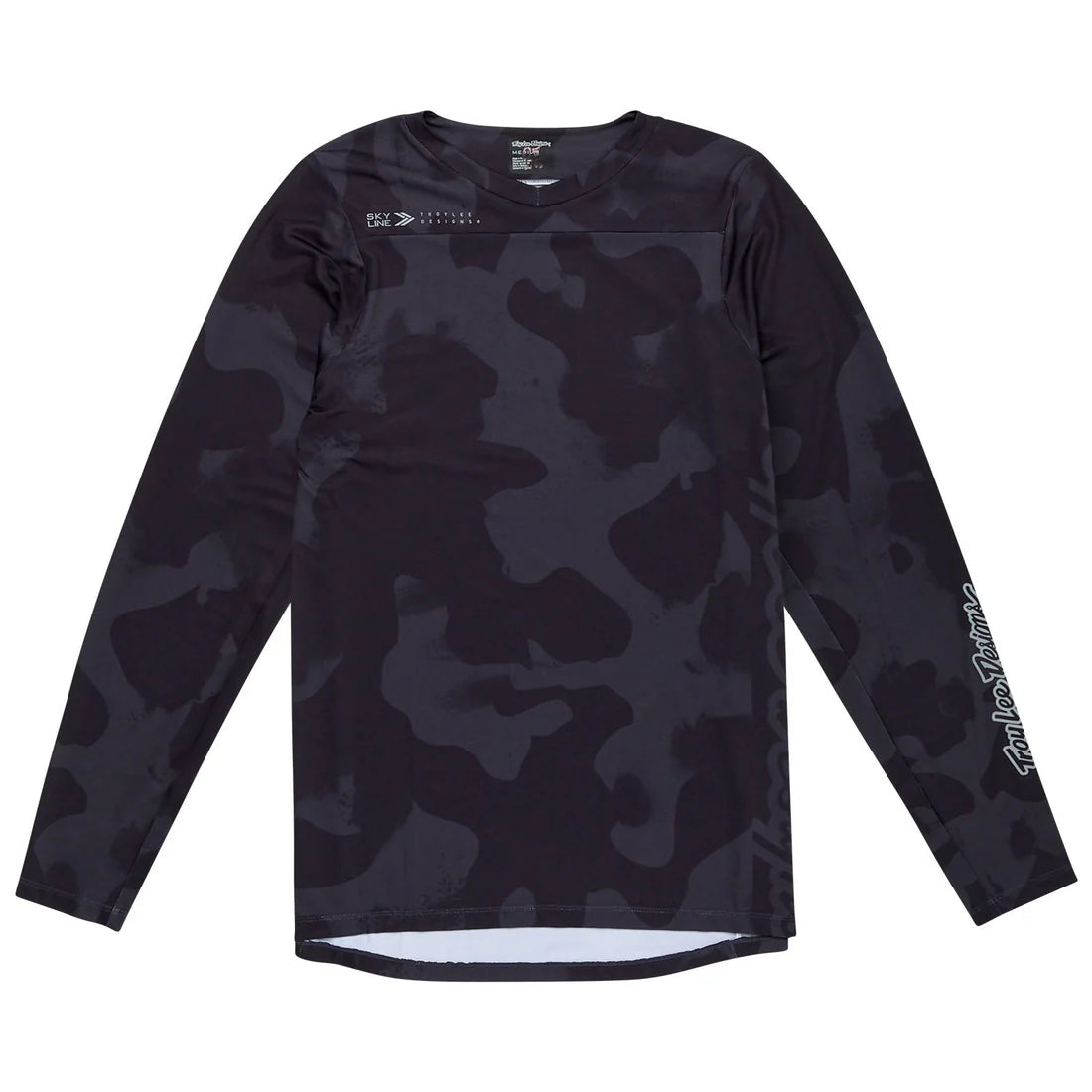 Troy Lee Designs Polera de Bicicleta Skyline LS Scrubland Negra