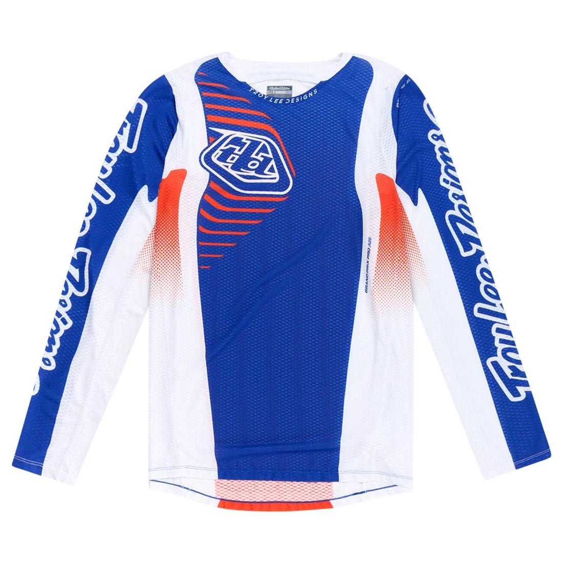 Troy Lee Designs Polera de Moto GP Pro Air Ripple Azul / Naranjo