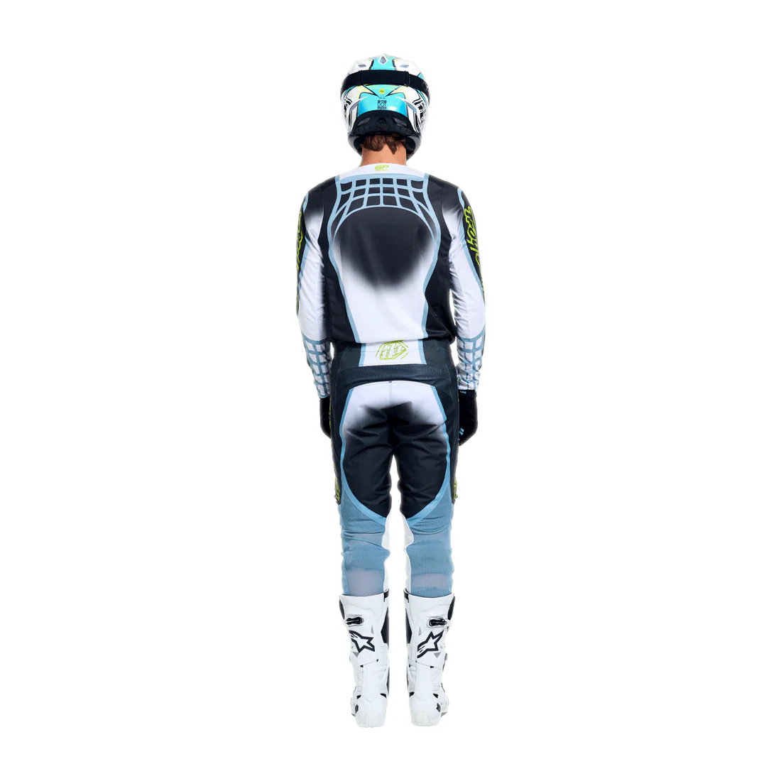 Troy Lee Designs Polera de Moto GP Pro Framework Crabon / Gray