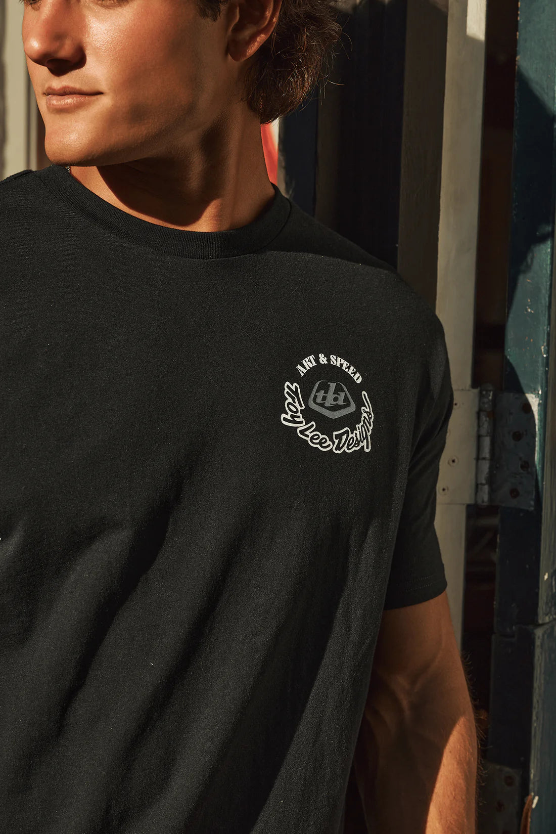 Troy Lee Designs Polera Manga Corta Carb Club Black