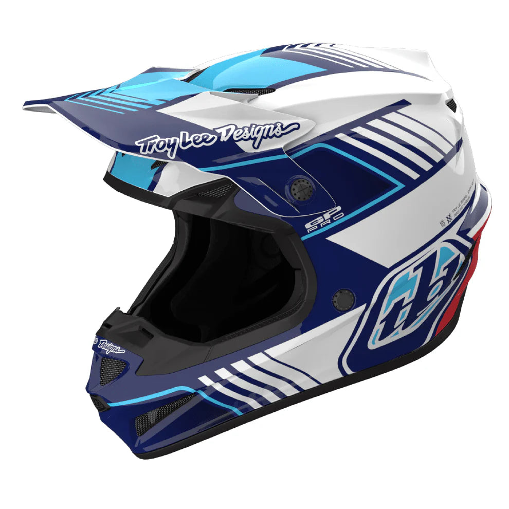 Troy Lee Designs Casco Moto GP Pro Segment Blue