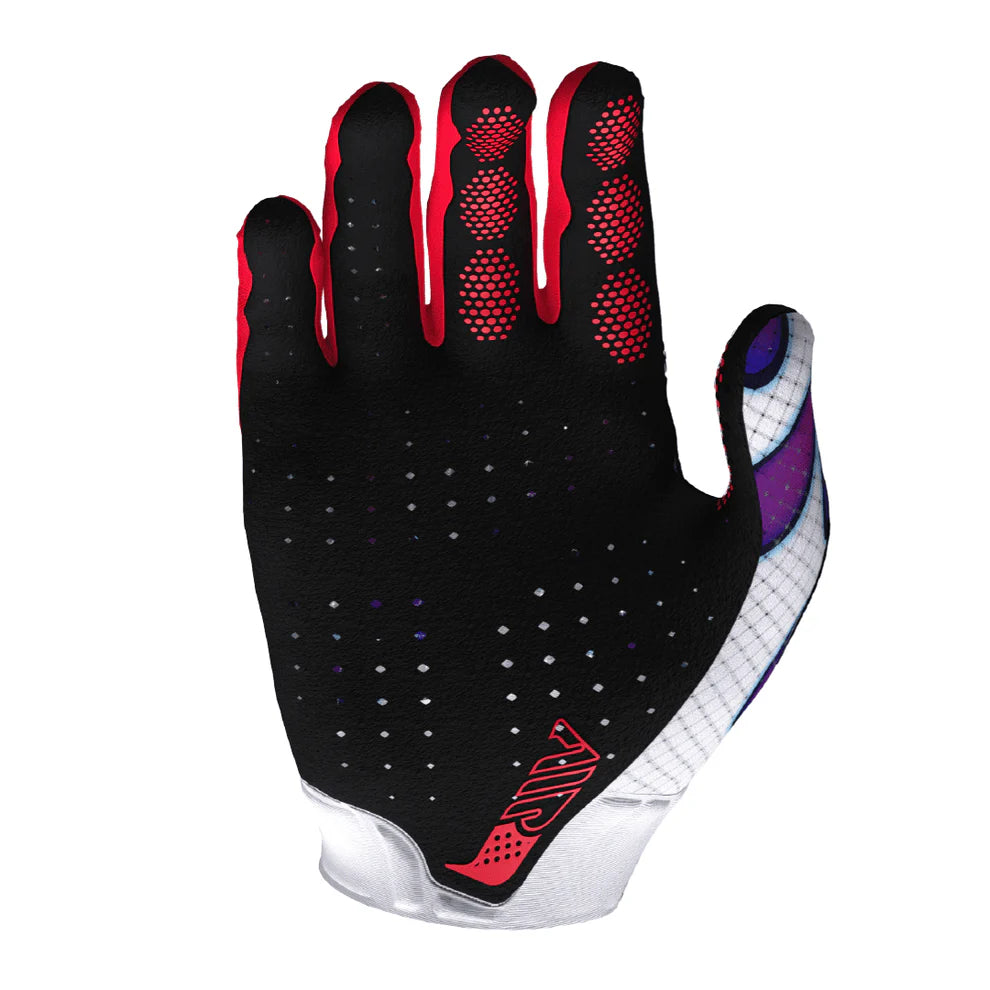 Troy Lee Designs Guantes De Bicicleta Air Overspray White / Violet