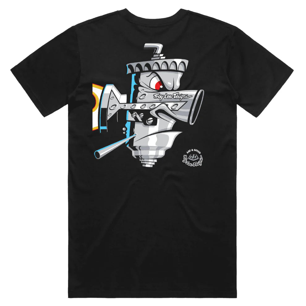 Troy Lee Designs Polera Manga Corta Carb Club Black