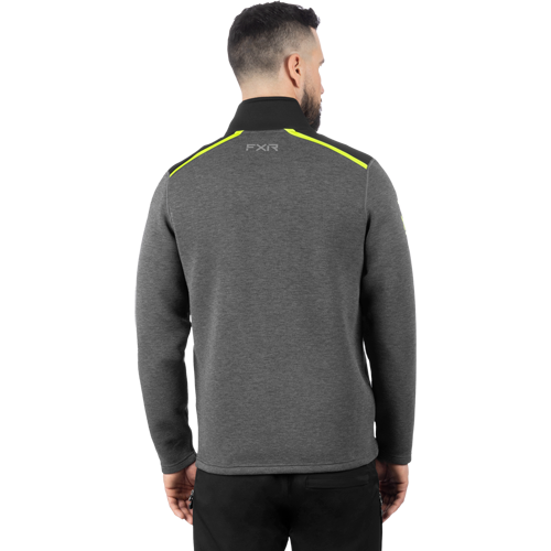 Poleron Fxr M Altitude Tech Zip-Up Asphalt/Hi-Vis