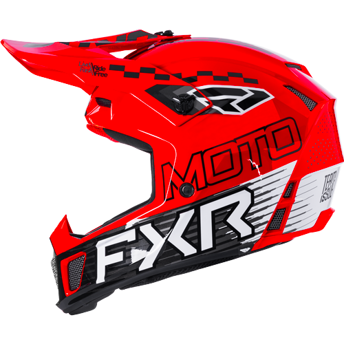 Casco Fxr Clutch Race Div Mx Red