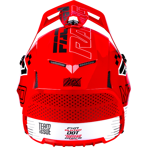 Casco Fxr Clutch Race Div Mx Red