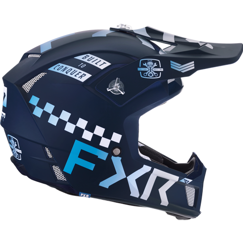 Casco Moto FXR Clutch Gladiator Azul