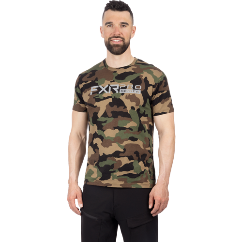 Polera Fxr M Pro Series Camo/Grey