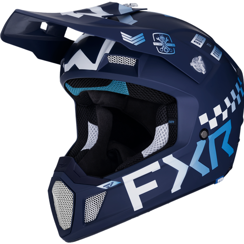 Casco Moto FXR Clutch Gladiator Azul