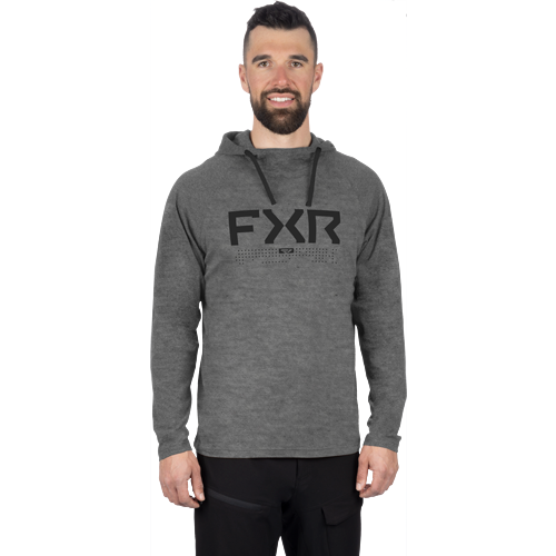 Poleron FXR M Trainer Premium Lite Hoodie 24 Grey Heather/Asphalt