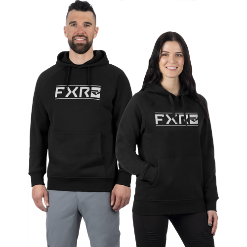 Poleron FXR Unisex Victory Po Hoodie 24 Black/White