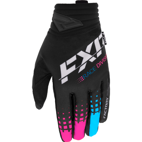 Guante Fxr Prime Mx Black/Blue/Pink
