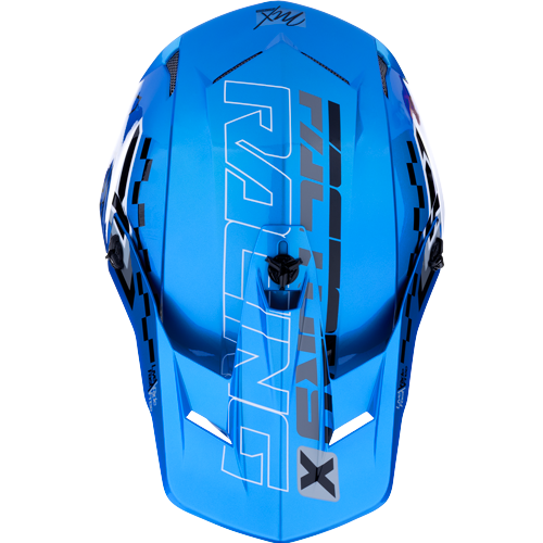 Casco Fxr Clutch Race Div Mx Blue