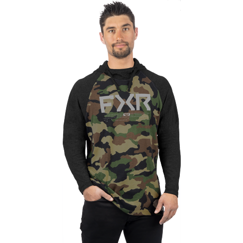 Poleron FXR M Trainer Premium Lite Hoodie 24 Camo/Black