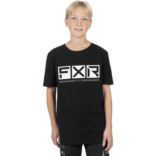 Polera FXR Niño Premium T-Shirt 24S Black/White