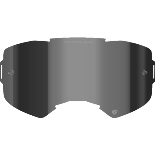 Factory Ride Mx Single Lens Smoke/Silver