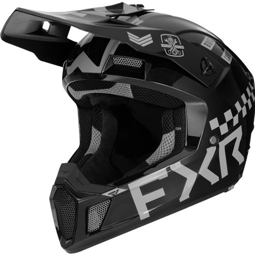 Casco Moto FXR Clutch Gladiator Chrome